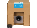 Tusz oryginalny HP 636 2LL58A Cyan 3 l Przeterminowany data 03.2024