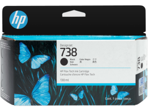 Tusz HP 738 Black 498N8A 300 ml