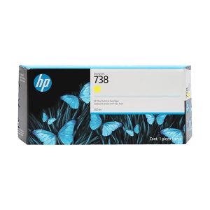Tusz HP 738 Yellow 676M8A 300 ml