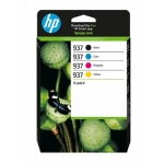 Tusz HP 937 CMYK 6C400NE Zestaw Cyan+Magenta+Yellow+Black