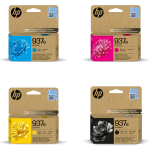 Zestaw tuszy HP 937e XL CMYK Cyan + Magenta + Yellow + Black