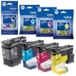 Zestaw Brother LC552XLBk Black 3 000 stron  + LC552 Cyan Magenta Yellow 3x550 stron