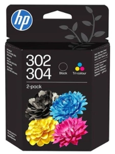 Tusz HP 302/304 B82L1AE Zestaw Black 120 stron + Color 3x100 stron