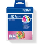 Tusz Brother LC527XLVAL CMYK Zestaw Black+Cyan+Magenta+Yellow 3000 stron + 3x2000 stron