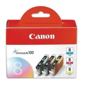 Tusz Canon CLI-8 CMY Zestaw Cyan+Magenta+Yellow 3 x 13 ml