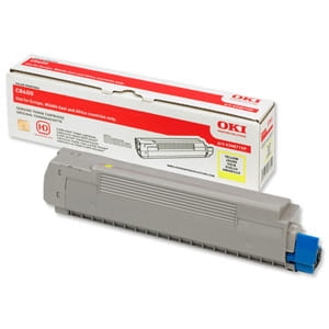 Toner Oki 43487709 Yellow C8600 C8800 6 000 stron
