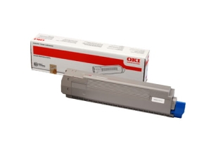 Toner Oki 44643001 Yellow C801 C821 7 300 stron