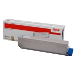 Toner Oki 44844615 Cyan C822 7 300 stron