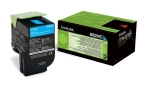 Toner Lexmark 80C2HC0 802HC Cyan 3 000 stron