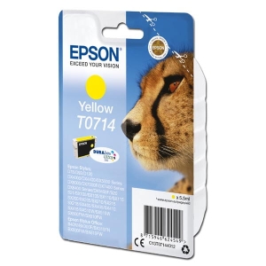 Tusz Epson T0714 Yellow C13T07144012 5,5ml