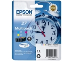 Tusz Epson 27 C13T27054012 CMY Zestaw Cyan+Magenta+Yellow 10,8 ml 3 x 300 stron