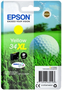 Tusz Epson 34XL C13T34744010 Yellow 10,8 ml
