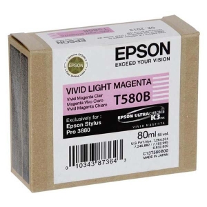 Tusz Epson C13T580B00 Vivit Ligh Magenta 80 ml