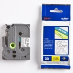 Taśma Brother TZe-135 12mm x 8m biały nadruk / przezroczyste tło