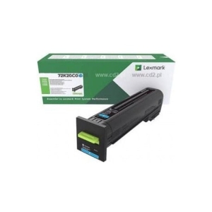 Toner Lexmark 72K20C0 Cyan 8 000 stron