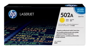 Toner HP 502A Q6472A Yellow CLJ3600 4 000 stron