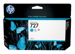 Tusz HP 727 Cyan B3P19A 130 ml