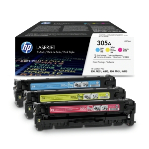 Toner Hp 305A CF370AM CMY M375 M451 Trzypak 3 x 2 600 stron