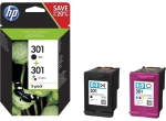 Tusz HP 301 N9J72AE Zestaw Black 3 ml + Color 3 ml