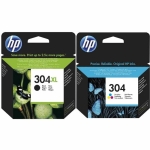 Zestaw tuszy HP 304XL Black + 304 Color