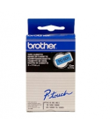 Taśma Brother TC-501 12mm x 7,7m czarny nadruk / niebieskie tło