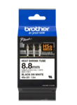 Rurka termokurczliwa Brother HSE221 8,8mm x 1,5m czarny nadruk / białe tło