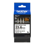 Rurka termokurczliwa Brother Hse-251 23,6mm x 1,5m czarny nadruk / białe tło