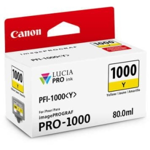 Tusz Canon PFI-1000Y Yellow 80 ml