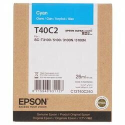 Tusz Epson T40C240 cyan C13T40C240 26 ml