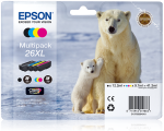 Tusz Epson 26XL T263640 CMYK C13T2636402 3x9.7 ml + 1x12.2 ml