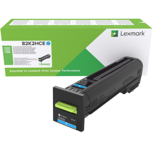 Toner Lexmark 82K2HCE Cyan Korporacyjny 17 000 stron
