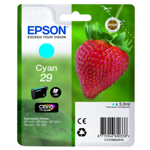 Tusz Epson T29 Cyan C13T29824022 3.2 ml