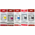 Zestaw Canon PFI-102 CMYK MB Black+Cyan+Magenta+Yellow+Mate Black 5 x 130 ml