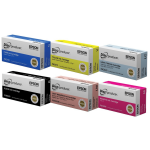 Zestaw Epson PJI-C1 PJI-C2 PJI-C3 PJI-C4 PJI-C5 PJI-C6 Cyan+Magenta+Yellow+Black+Light Cyan+Light Magenta 5 x 31,5ml + 32,2ml