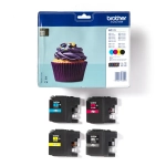 Tusz Brother LC123VALBP CMYK Zestaw Black+Cyan+Magenta+Yellow 4 x 600 stron