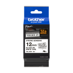 Taśma Brother TZe-S231 12mm x 8m czarny nadruk / białe tło z mocnym klejem