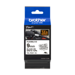 Taśma Brother TZe-FX221 Flexi ID 9mm x 8m czarny nadruk / białe tło