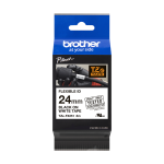 Taśma Brother TZe-FX251 Flexi ID 24mm x 8m czarny nadruk / białe tło