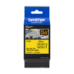 Etykiety cięte Brother FLe-6511 45x21mm czarny nadruk / żółte tło